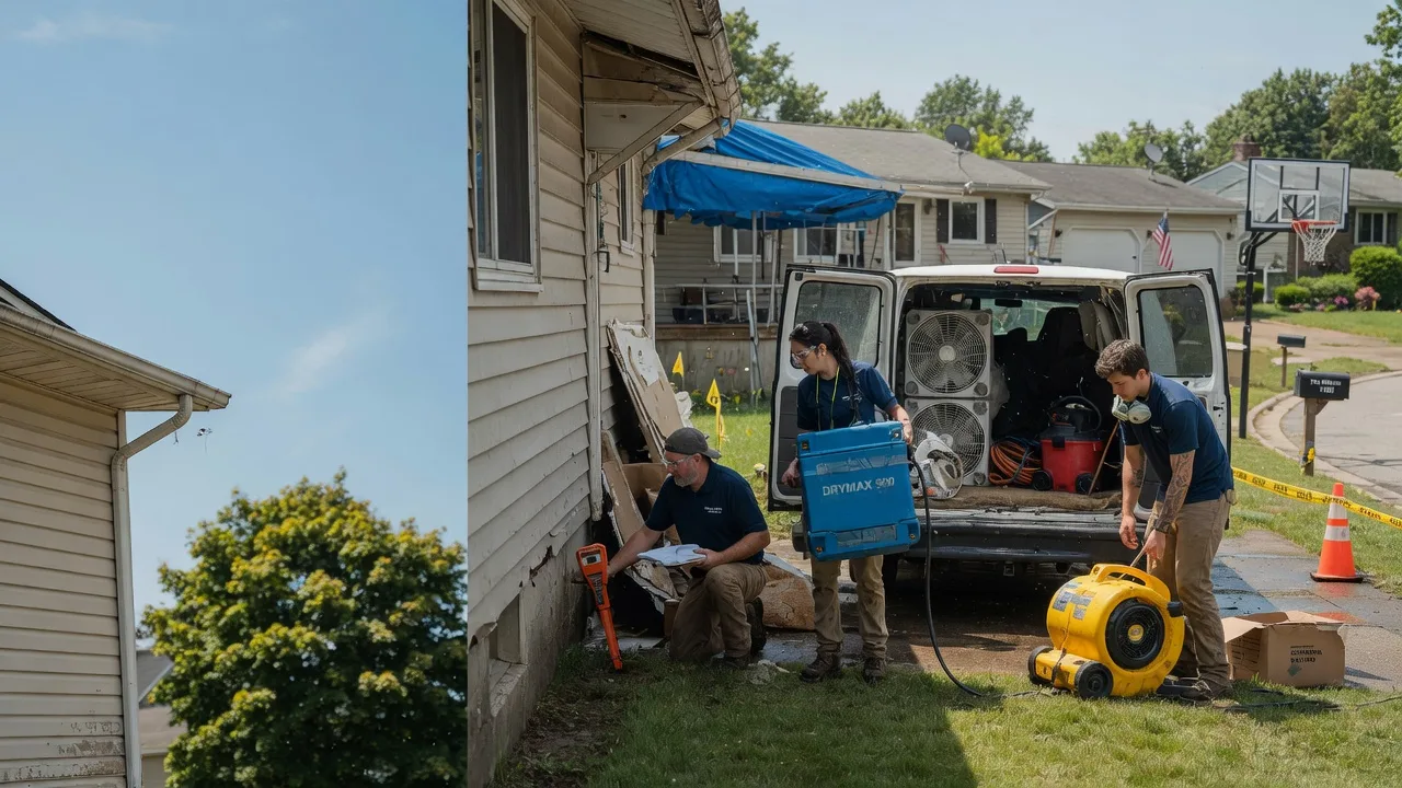 Ceiling Leak Cleanup in Morristown, IN near me